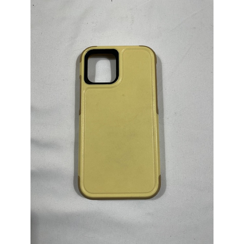 Phone Case iPhone 12 / 12 Pro Mustard Yellow Rugged Protective
